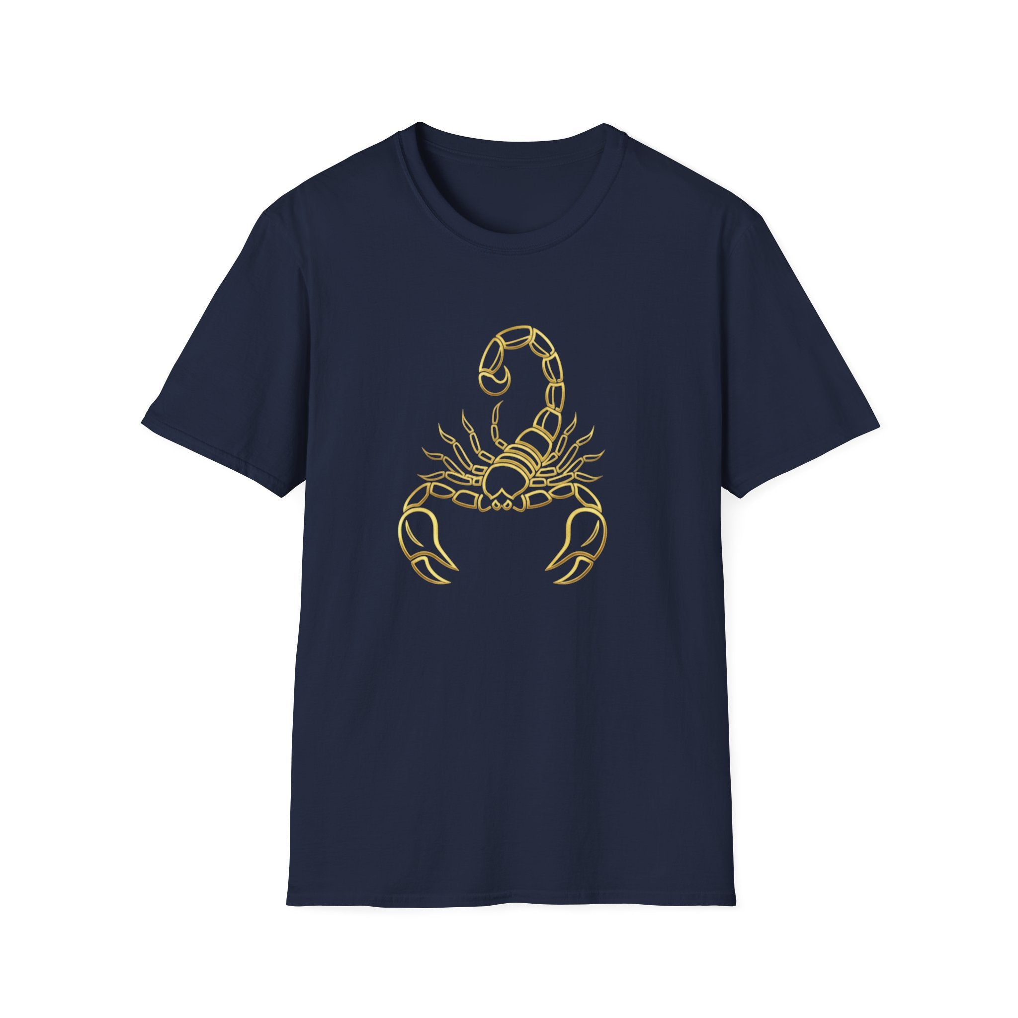 Scorpio Gold Line Art "T‑Shirt"