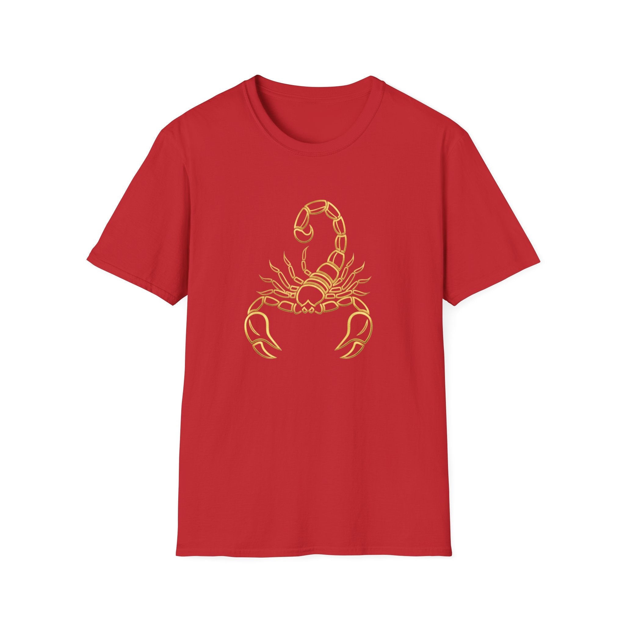 Scorpio Gold Line Art "T‑Shirt"