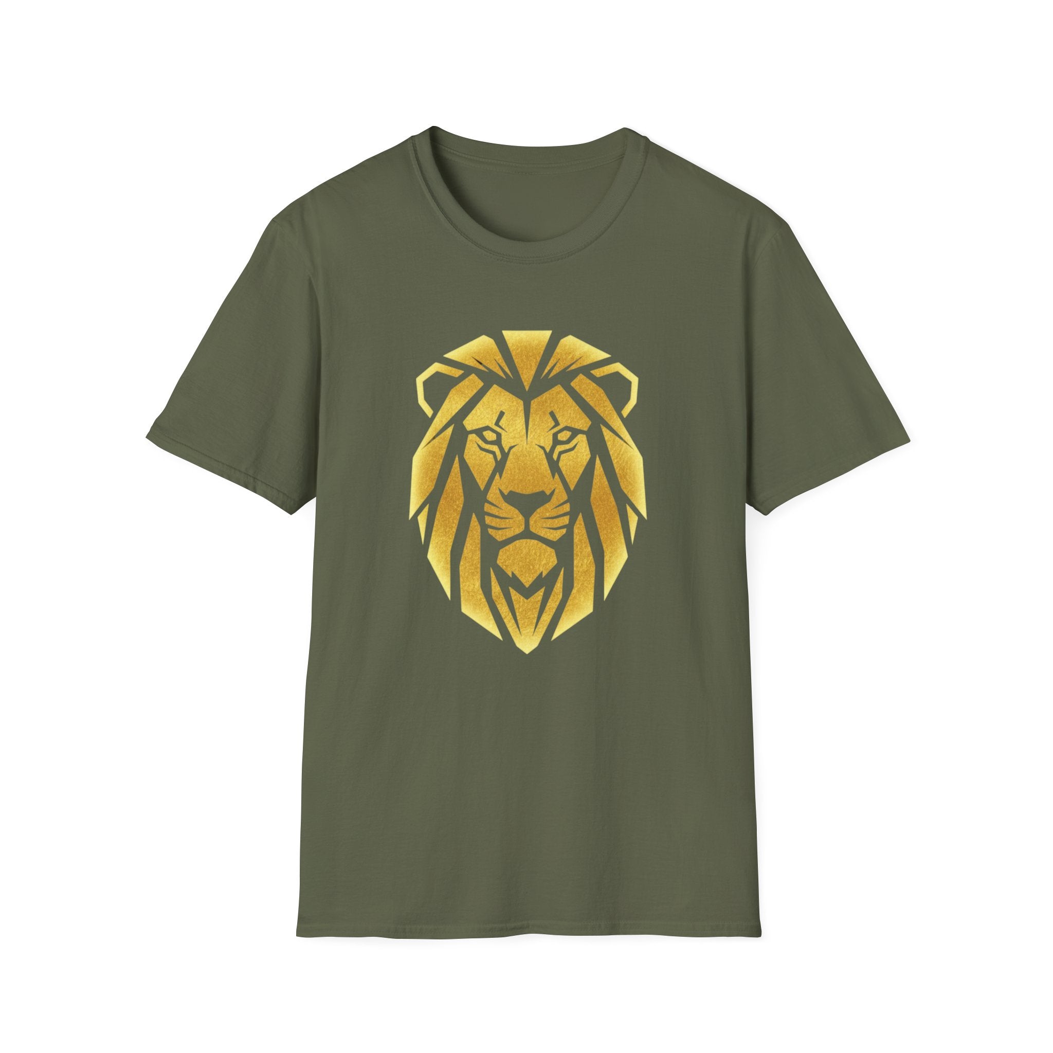 Gold Geometric Lion "T-Shirt"