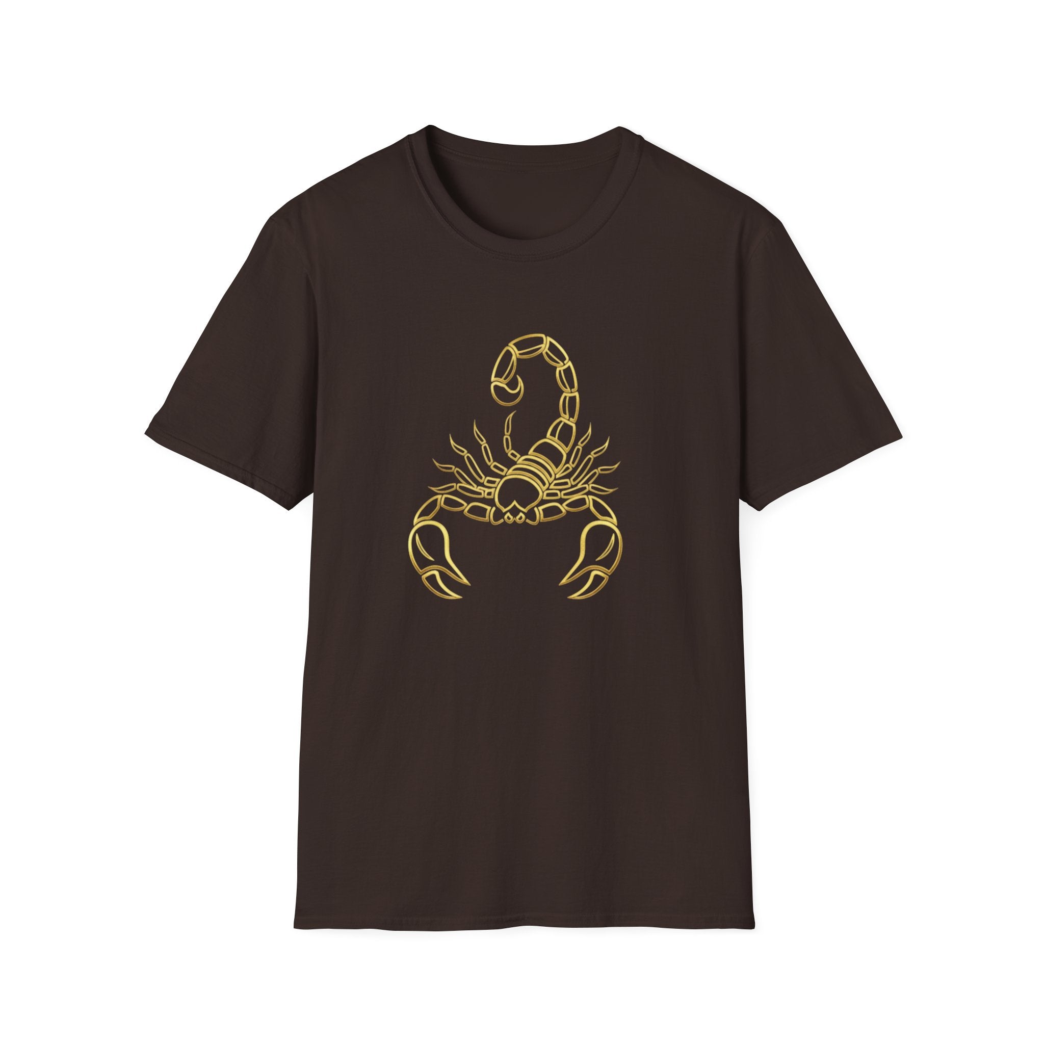 Scorpio Gold Line Art "T‑Shirt"